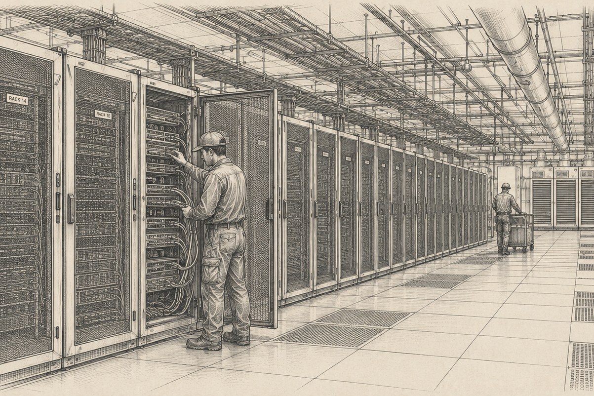 Data center white space engraving